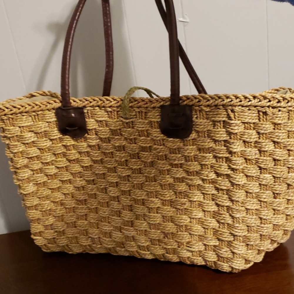 San Diego Hat Co. Straw tote - Picture 5 of 6